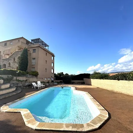 Avec Vue Imprenable Sur La Mer, Terrasse Et Piscine Apartment Propriano (Corsica)